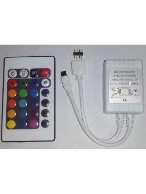 Controlador RGB C/Comando IR 12V 144W Max. 12A